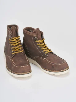 Anfibi camoscio beige