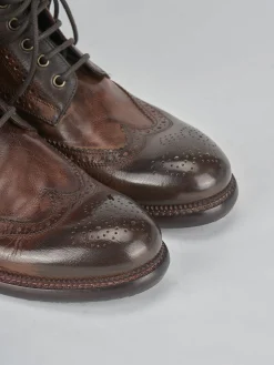 Anfibi pelle marrone