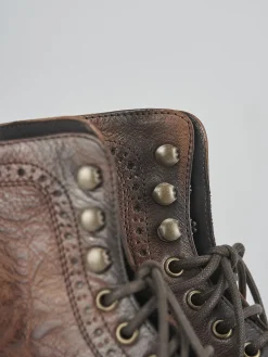 Anfibi pelle marrone