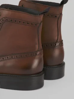 Anfibi pelle marrone