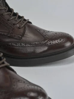 Anfibi pelle marrone