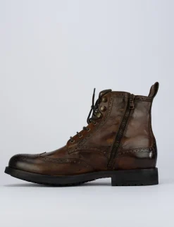 Anfibi pelle marrone