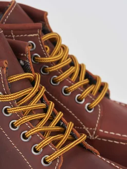 Anfibi tacco 1cm nabuk rosso