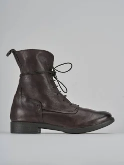 Anfibi tacco 1cm pelle testa