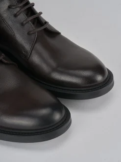 Anfibi tacco 2cm pelle testa