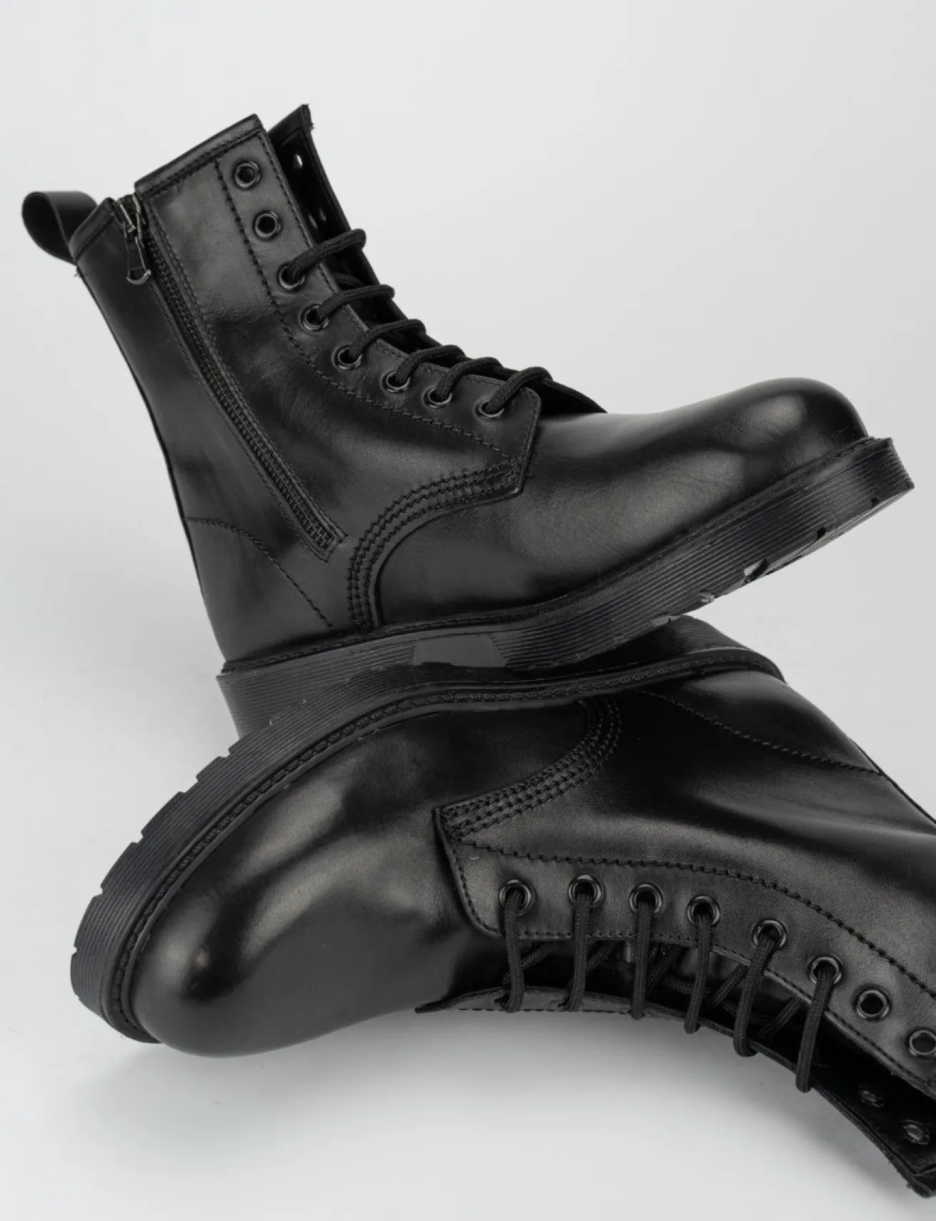 Anfibio tacco 2 cm nero