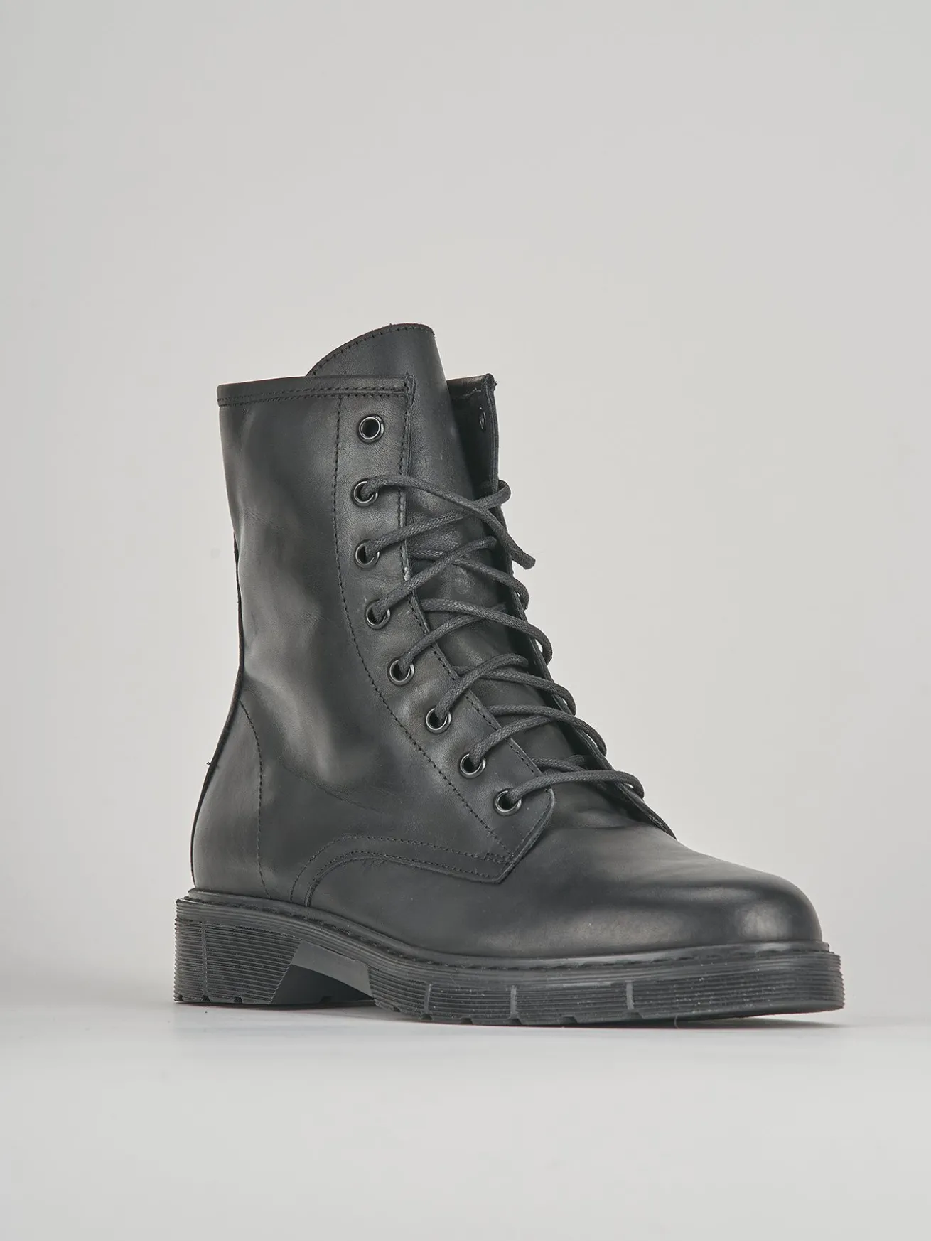 anfibio tacco 2 cm nero