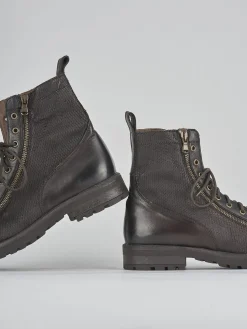 Anfibio tacco 1 cm testa pelle