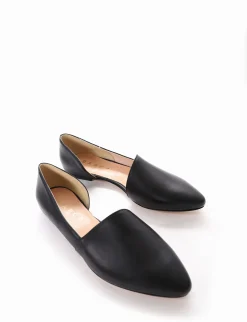 Ballerina tacco 1 cm nero