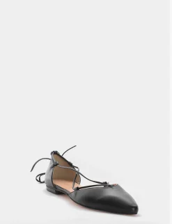 Ballerina tacco 1 cm nero