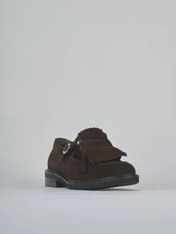 Ballerine tacco 1cm camoscio testa