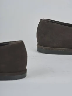 Ballerine tacco 1cm camoscio testa