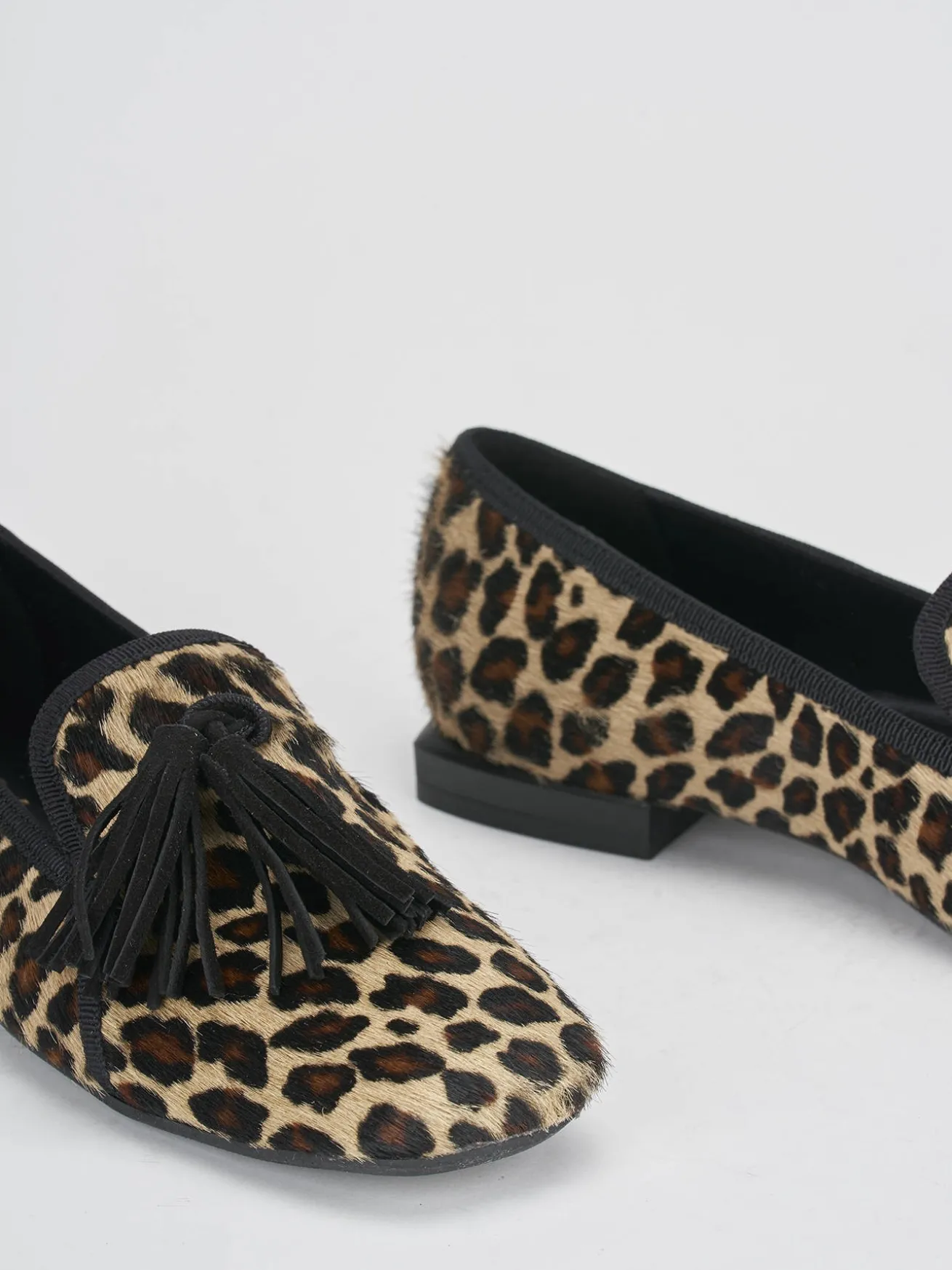 Ballerine tacco 1cm cavallino multicolor