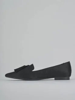 Ballerine tacco 1cm cavallino nero