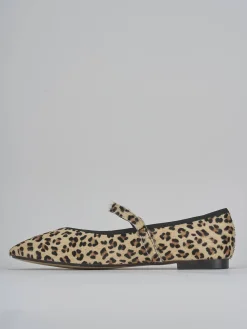 Ballerine tacco 1cm cavallino multicolor