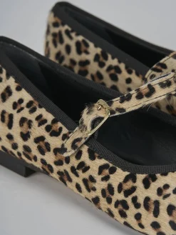 Ballerine tacco 1cm cavallino multicolor