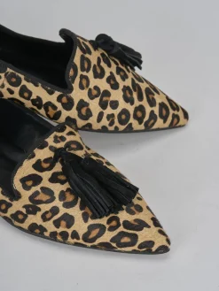 Ballerine tacco 1cm cavallino multicolor