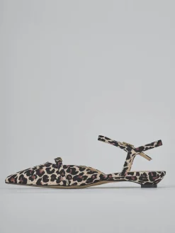 Ballerine tacco 2cm cavallino multicolor