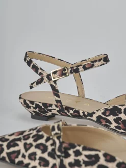 Ballerine tacco 2cm cavallino multicolor