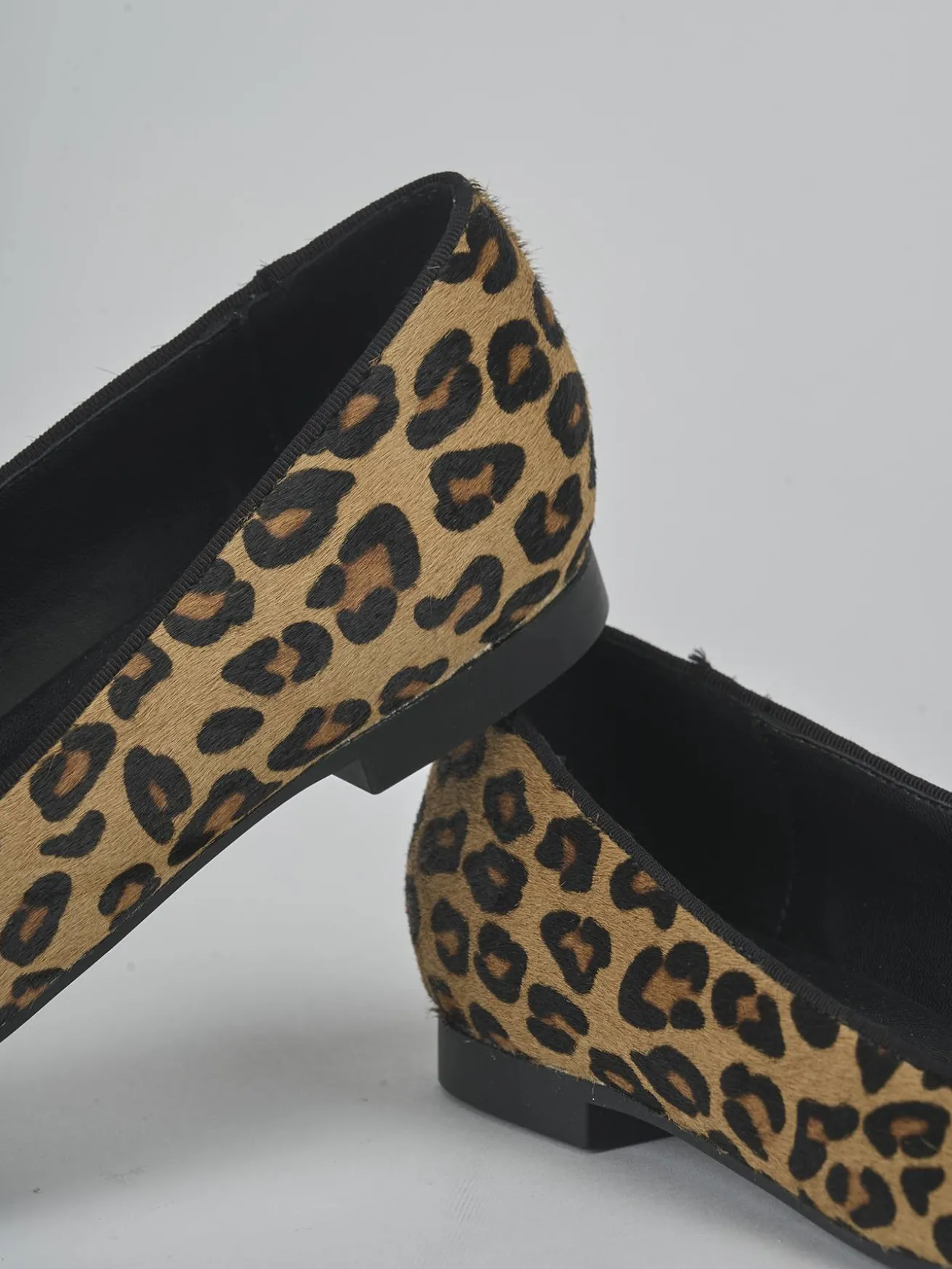 Ballerine tacco 1cm cavallino multicolor