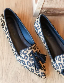 Ballerine tacco 1cm cavallino multicolor