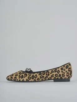 Ballerine tacco 1cm cavallino multicolor