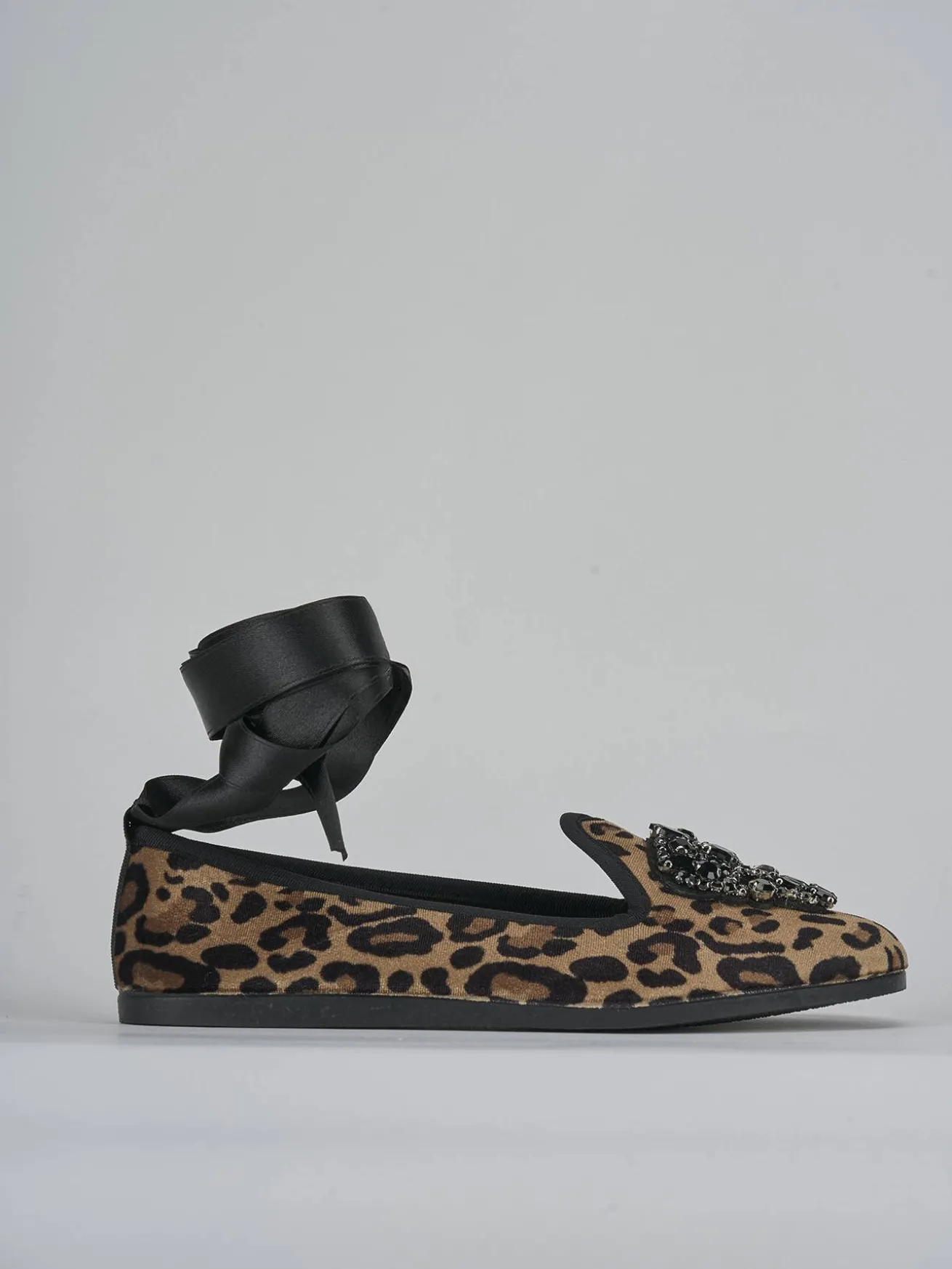 Ballerine tacco 1cm cavallino multicolor