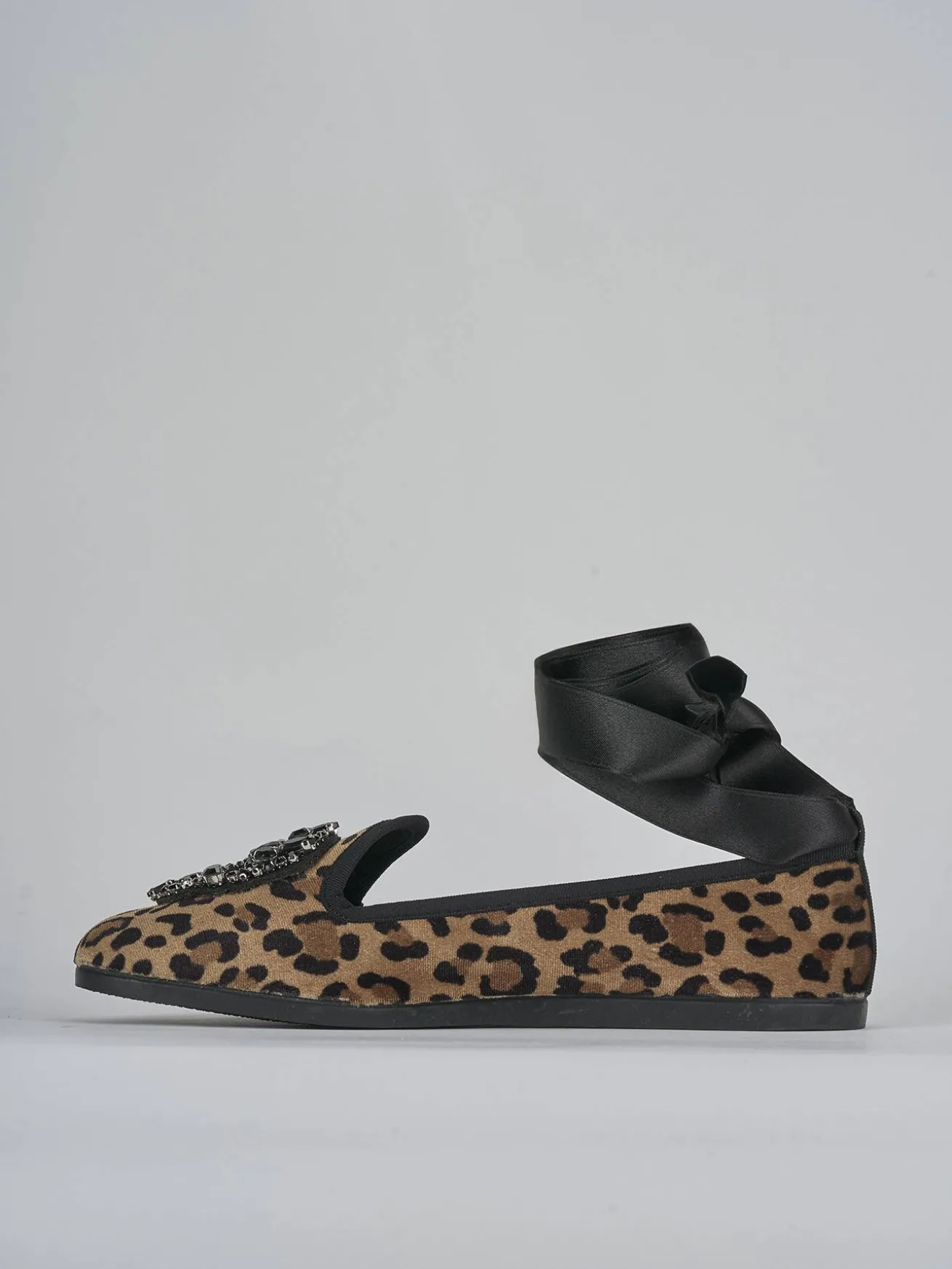 Ballerine tacco 1cm cavallino multicolor