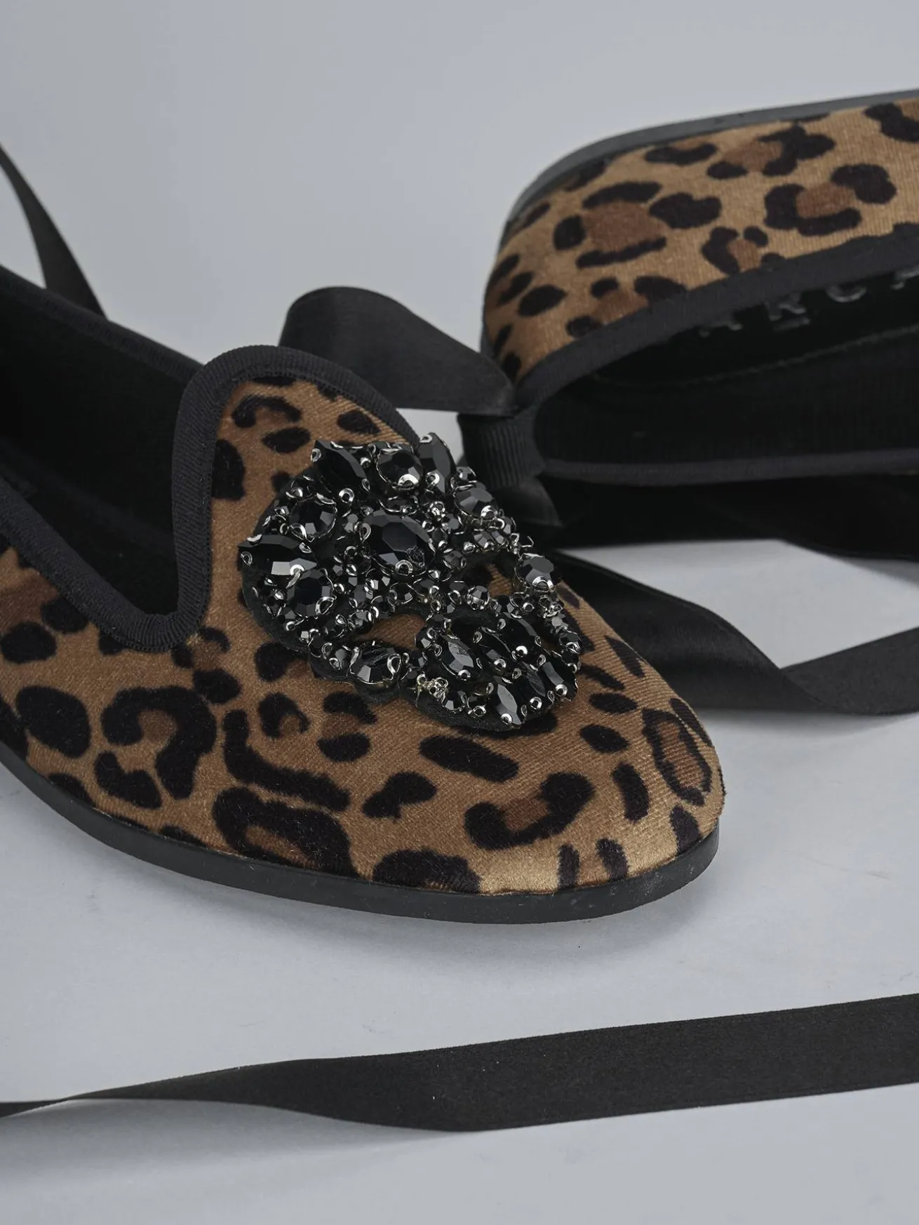 Ballerine tacco 1cm cavallino multicolor