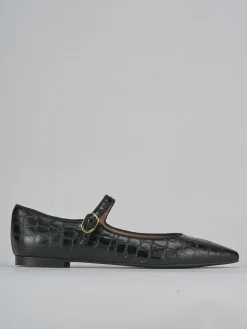 Ballerine tacco 1cm cocco nero