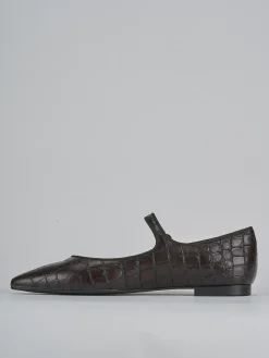 Ballerine tacco 1cm cocco testa