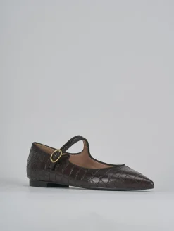 Ballerine tacco 1cm cocco testa