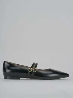 Ballerine tacco 1cm pelle nero