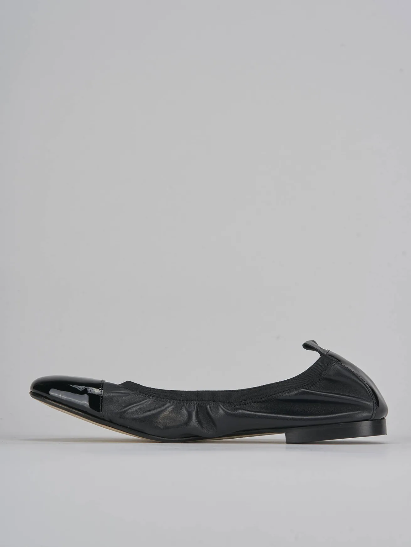 Ballerine tacco 1cm pelle nero