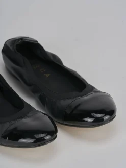 Ballerine tacco 1cm pelle nero