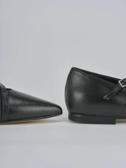 Ballerine tacco 1cm pelle nero