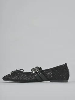 Ballerine tacco 1cm pelle nero