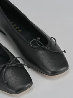 Ballerine tacco 1cm pelle nero