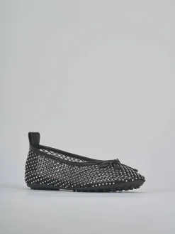 Ballerine tacco 1cm pelle nero