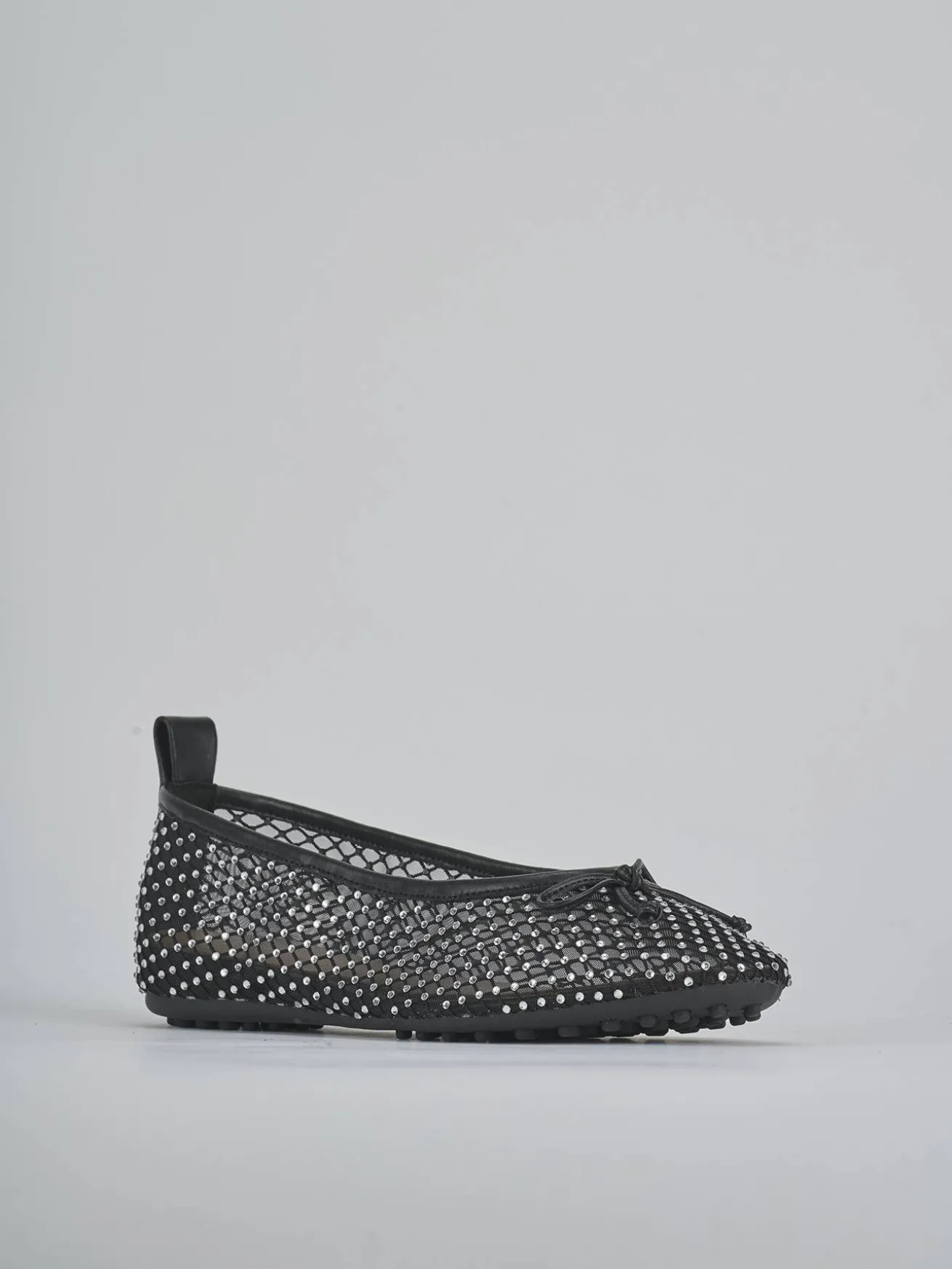 Ballerine tacco 1cm pelle nero