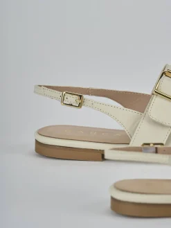 Ballerine tacco 1cm pelle beige