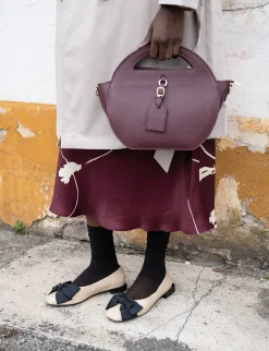 Ballerine tacco 1cm pelle beige