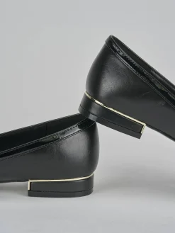 Ballerine tacco 1cm pelle nero