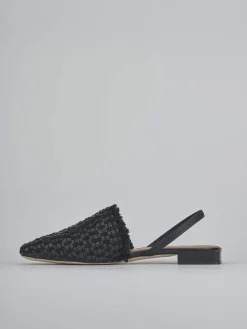 Ballerine tacco 1cm pelle nero