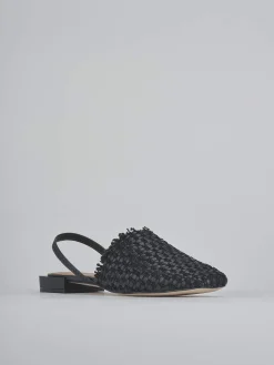 Ballerine tacco 1cm pelle nero