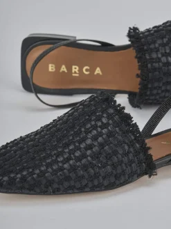 Ballerine tacco 1cm pelle nero