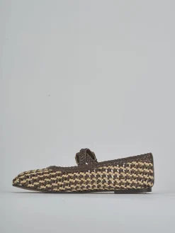 Ballerine tacco 1cm pelle testa