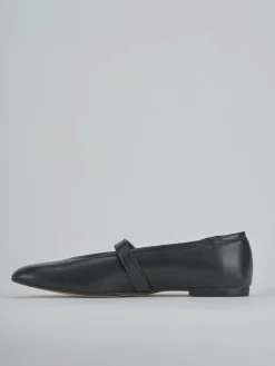 Ballerine tacco 1cm pelle nero