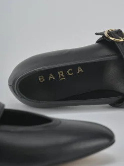 Ballerine tacco 1cm pelle nero