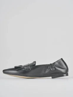 Ballerine tacco 1cm pelle nero